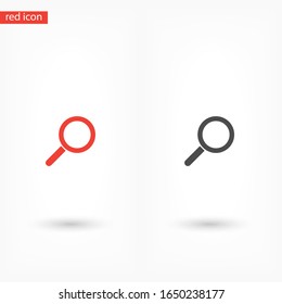 Search icon Vector Eps 10 Lorem Ipsum Design Flat magnifier illustration