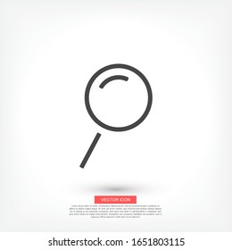 Icono de búsqueda. Vector Eps 10 . Plano de diseño Lorem Ipsum
