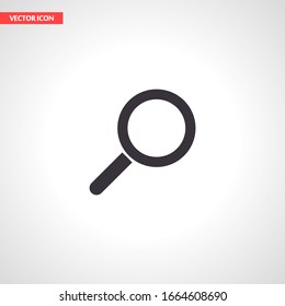 Search icon Vector Eps 10 Lorem Ipsum Design Flat magnifier illustration
