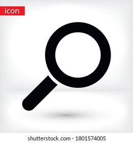 Suchsymbol Vector Eps10 Lorem Ipsum Design Flache Lupe Illustration