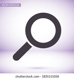 Search icon Vector  Eps 10  Lorem Ipsum Design Flat magnifier illustration