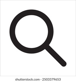 Search Icon Vector Fat Design Editable Stroke.