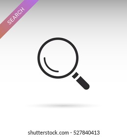 Search Icon Vector flat