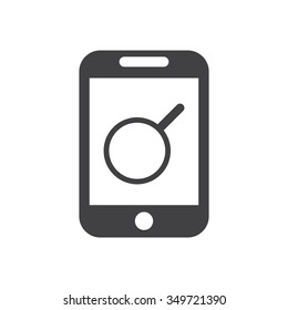 Search Icon vector flat design
