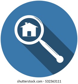 Search Icon Vector flat design style