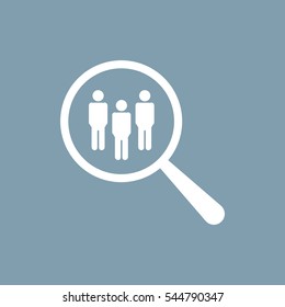 Search Icon Vector flat design style