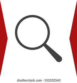 Search Icon Vector flat design style