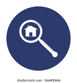 Search Icon Vector flat design style
