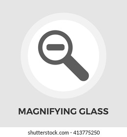 Search icon vector. Flat icon isolated on the white background. Editable EPS file. Vector illustration.