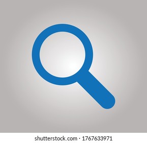 Vector de icono de búsqueda. Encontrado concepto de búsqueda. Signo de cristal de aumento aislado sobre fondo blanco. Estilo de diseño plano para web, sitio web, aplicación móvil