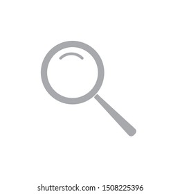 search icon vector. glyph magnifying symbol for web site