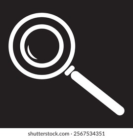 Search icon vector. Glyph symbol magnifying glass icons  design eps 10 