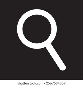 Search icon vector. Glyph symbol magnifying glass icons  design eps 10 