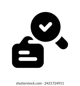 icono de búsqueda. icono de glifo vectorial para tu sitio web, móvil, presentación y diseño de logotipo.