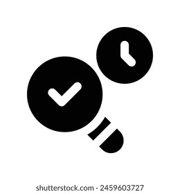 search icon. vector glyph icon for your website, mobile, presentation, and logo design.