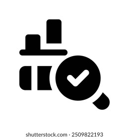 search icon. vector glyph icon for your website, mobile, presentation, and logo design.