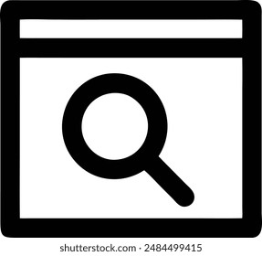 Search Icon Vector High Quality