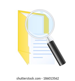 Search icon. Vector illustration.