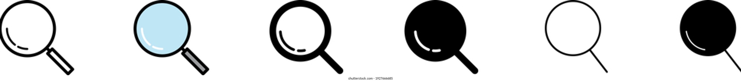 Icono de búsqueda, ilustración vectorial