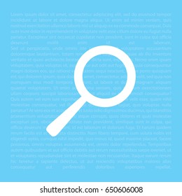 Search Icon. vector illustration 