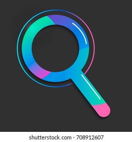 Search icon. Vector Illustration