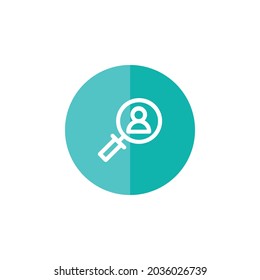 Icono de búsqueda. Diseño de iluminación de vectores 
