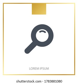 icono de búsqueda. Ilustración del vector EPS 10.