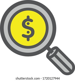 search icon vector illustration flat