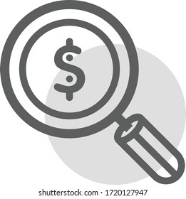 search icon vector illustration flat