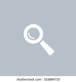 Search icon, vector illustration. Flat design style