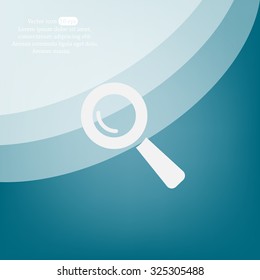 Search icon, vector illustration. Flat design style