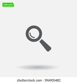 Search icon, vector illustration. Flat design style