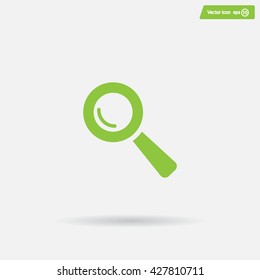Search icon, vector illustration. Flat design style