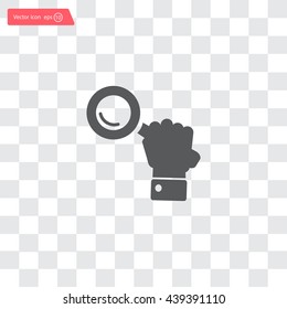 Search icon, vector illustration. Flat design style