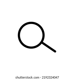 ilustración vectorial de icono de búsqueda aislada en fondo blanco