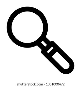 Search icon vector illustration in line style for any projects, use for website mobile app presentation
