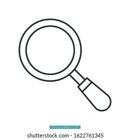 Search icon vector illustration logo template for many purpose. Isolated on white background.