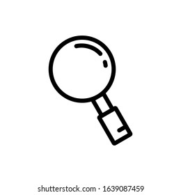search icon vector, illustration logo template for many purpose. Isolated on white background.
