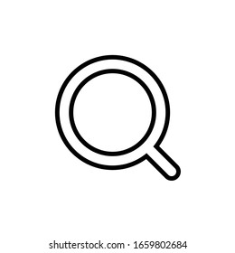 Search icon vector illustration logo template for many purposes. Isolated on white background.