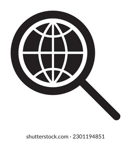 Suchsymbol, Vektorgrafik-Logo-Design