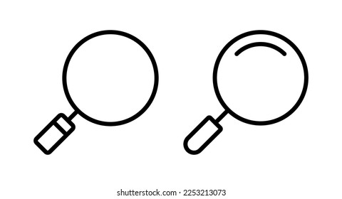 Search icon vector illustration. search magnifying glass sign and symbol