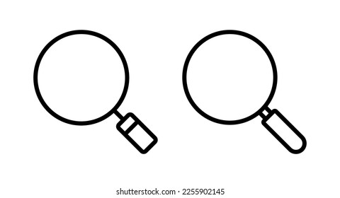 Search icon vector illustration. search magnifying glass sign and symbol