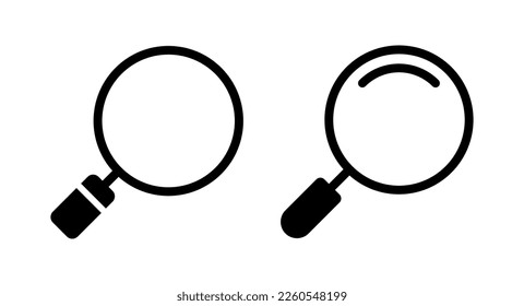 Search icon vector illustration. search magnifying glass sign and symbol