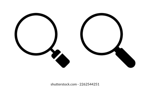 Search icon vector illustration. search magnifying glass sign and symbol