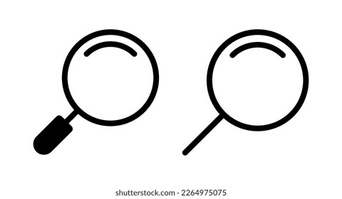 Search icon vector illustration. search magnifying glass sign and symbol