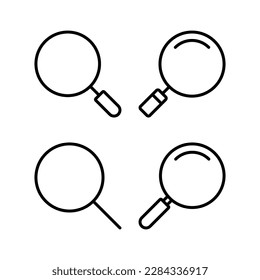 Search icon vector illustration. search magnifying glass sign and symbol