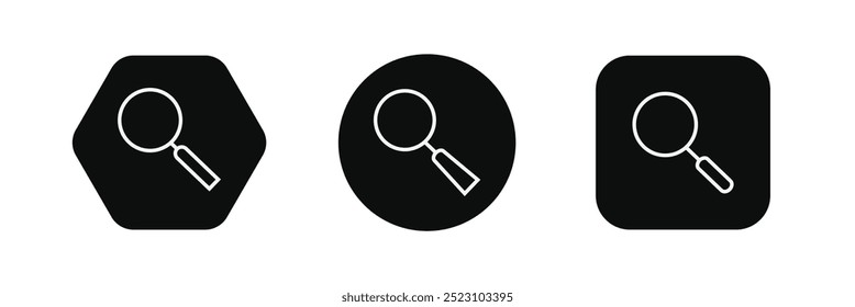 Ícone de pesquisa ilustração vetorial, símbolo de lupa, ícone de pesquisa clip-art. Ícone de pesquisa. Vetor de pesquisa. 
Eps 10.