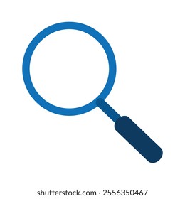 Search Icon vector illustration, magnifying glass symbol, search icon clip art , zoom in and zoom out symbol, Magnifying glass sign isolated. Eps 10.