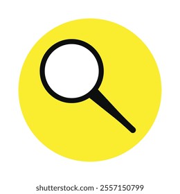 Search icon. Search Icon vector illustration, magnifying glass symbol, search icon clip art , zoom in and zoom out symbol, Magnifying glass sign isolated.