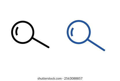 Search Icon, vector illustration, magnifying glass symbol, search icon clip art, line art